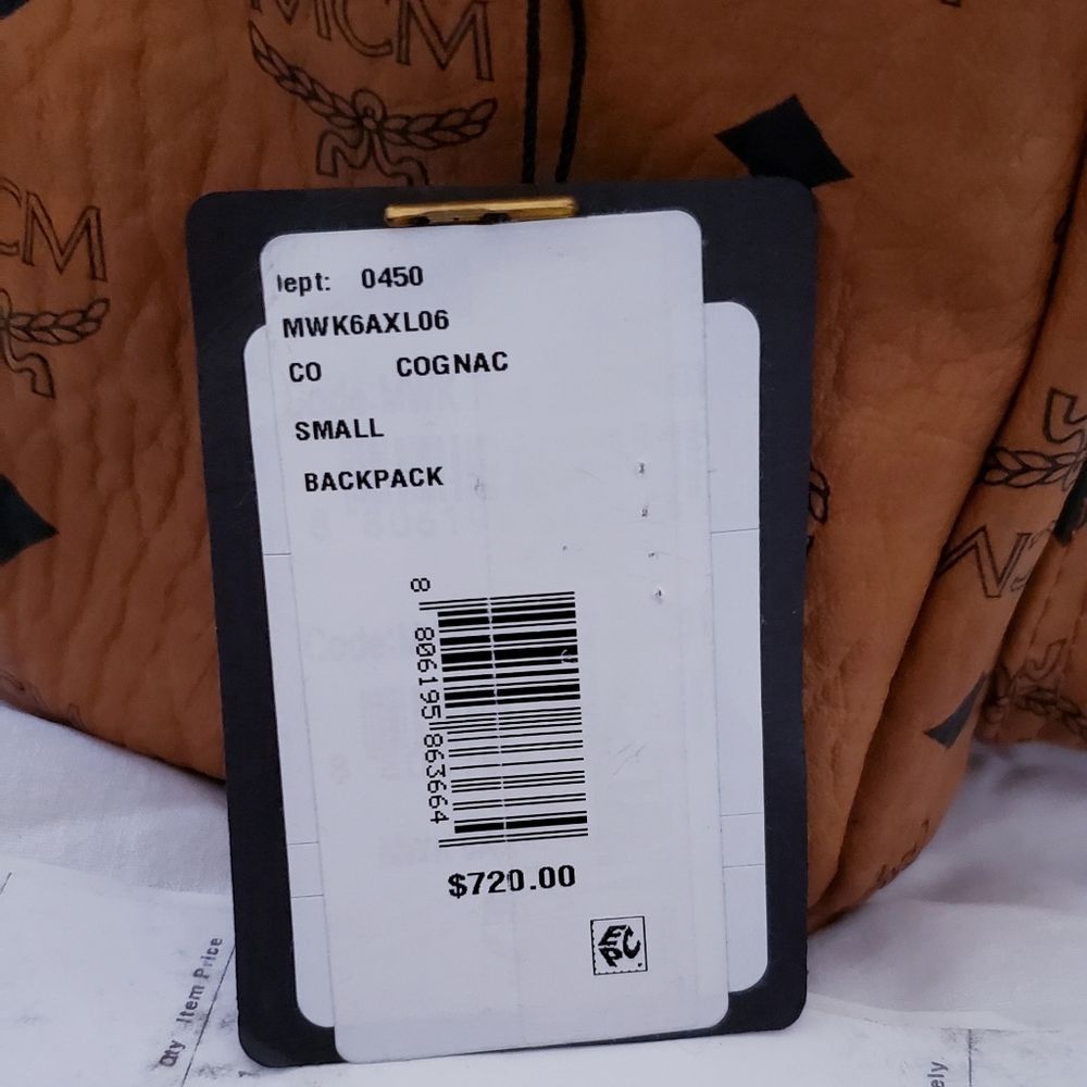 MCM Mini Classic Rabbit Backpack in Visetos BNWT - Picture 14 of 15